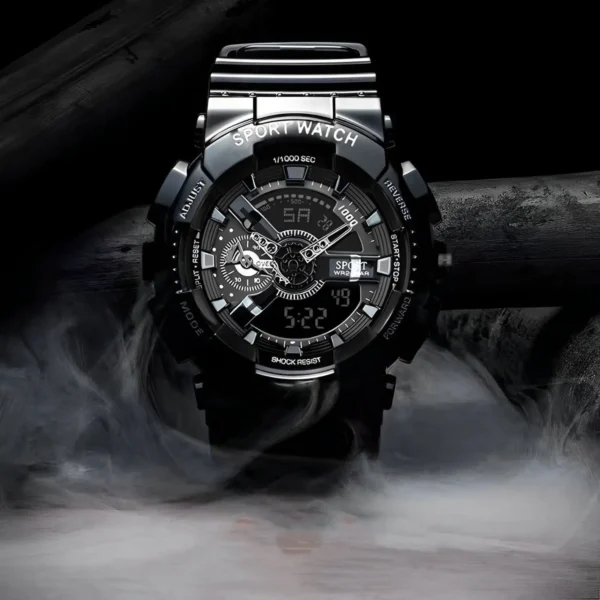 ACHENGY Youth Sport Digital Watch Men Shockproof Waterproof Dual Wristwatches LED  Alarm Clock Mens Watches Cool  vogue - Image 4