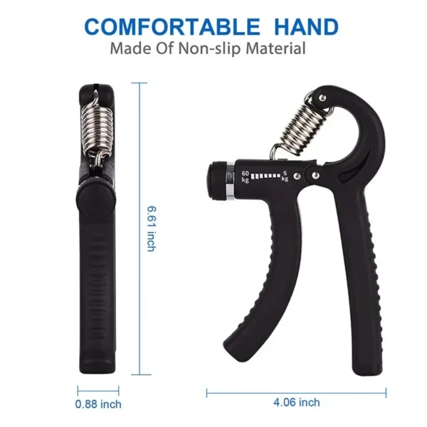 R Shaped Spring Grip Professional Wrist Strength Arm Muscle Finger Rehabilitation Training Exercise Fitness Equipment - Image 3