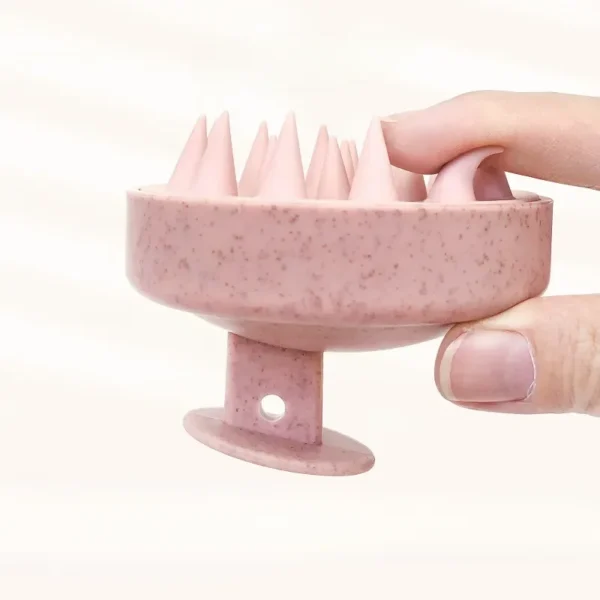 Silicone Shampoo Brush Head Scalp Massage Comb Clean The Scalp Thoroughly Body Massage Brush Bath Brush Salon Hairdressing Tool - Image 4