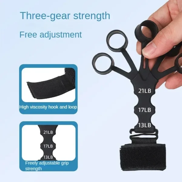 Finger Gripper Finger Exerciser Guitar Finger Exerciser 6 Resistant Levels Recovery Physical Tools Hand Strengthener For Patient - Image 3