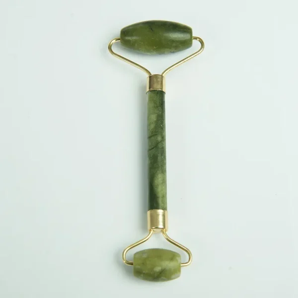 Natural Jade Facial Massager Face-lift Roller Wheel Single Head Jade Roller Facial GuaSha Acupuncture Massage - Image 6