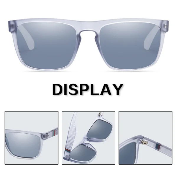 Fashion Square Vintage Polarized Sunglasses Men Women Retro Driving Fishing  Sun Glasses UV400 Eyewear - Image 5