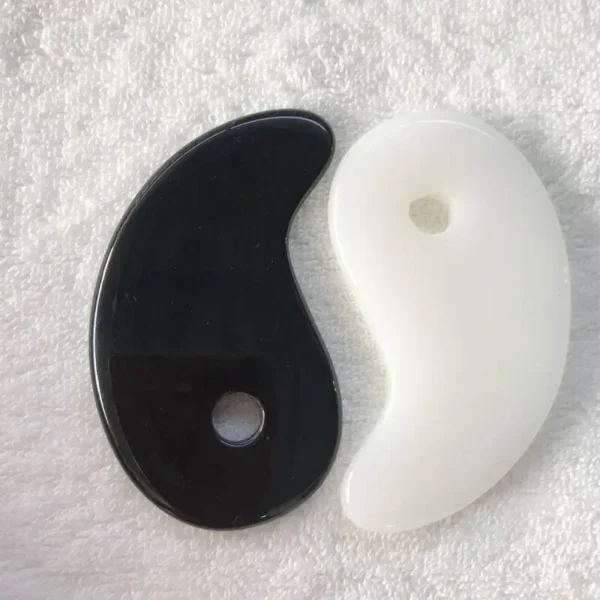 1pc Heart Shape SPA Massage Beeswax Gua sha Scraping Massage Scraper Face Massager Acupuncture Guasha Board Massager for face - Image 5