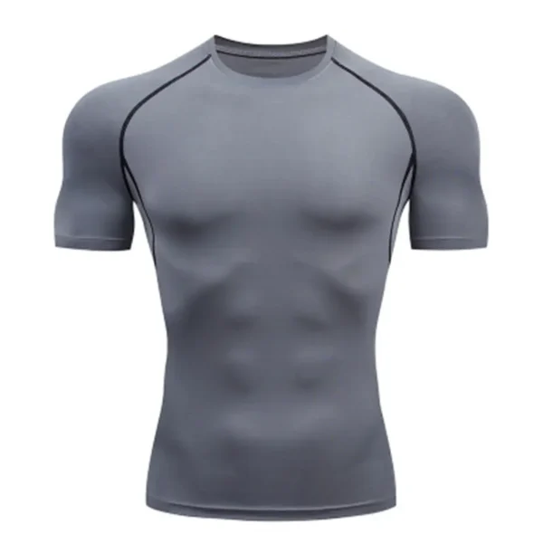 Men's T Shirt Outdoor Training Fitness Gym Jogging Running Sweatshirt Bat/-Man Compression Shirts Tight Elastic Breathable - Image 6