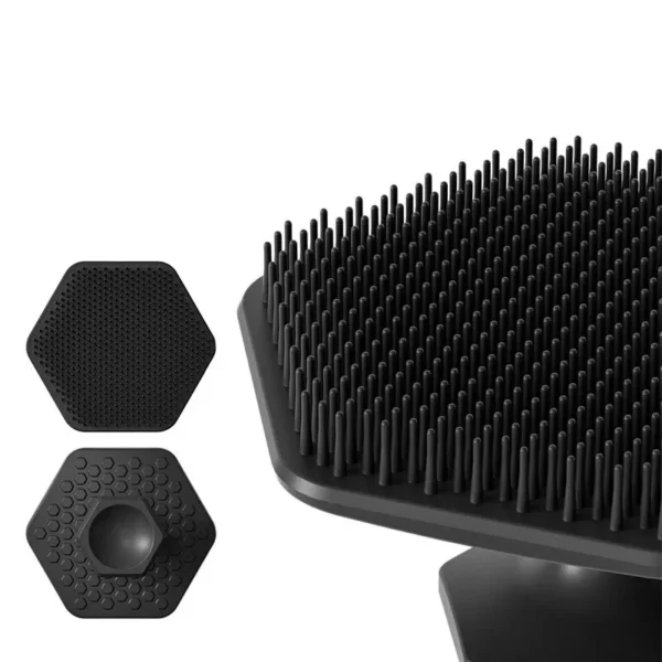 Silicone Facial Cleansing Brush Silicone Mini Facial Deep Cleansing Shaving Massage Facial Brush Face Washing Brush Men - Image 3