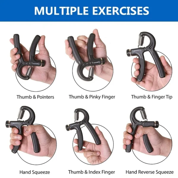 R Shaped Spring Grip Professional Wrist Strength Arm Muscle Finger Rehabilitation Training Exercise Fitness Equipment - Image 5